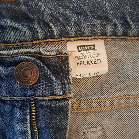Levis‎ 540 Jeans Mens Size 42x30 Relaxed Fit 90s Cotton denim VINTAGE - Picture 6 of 10